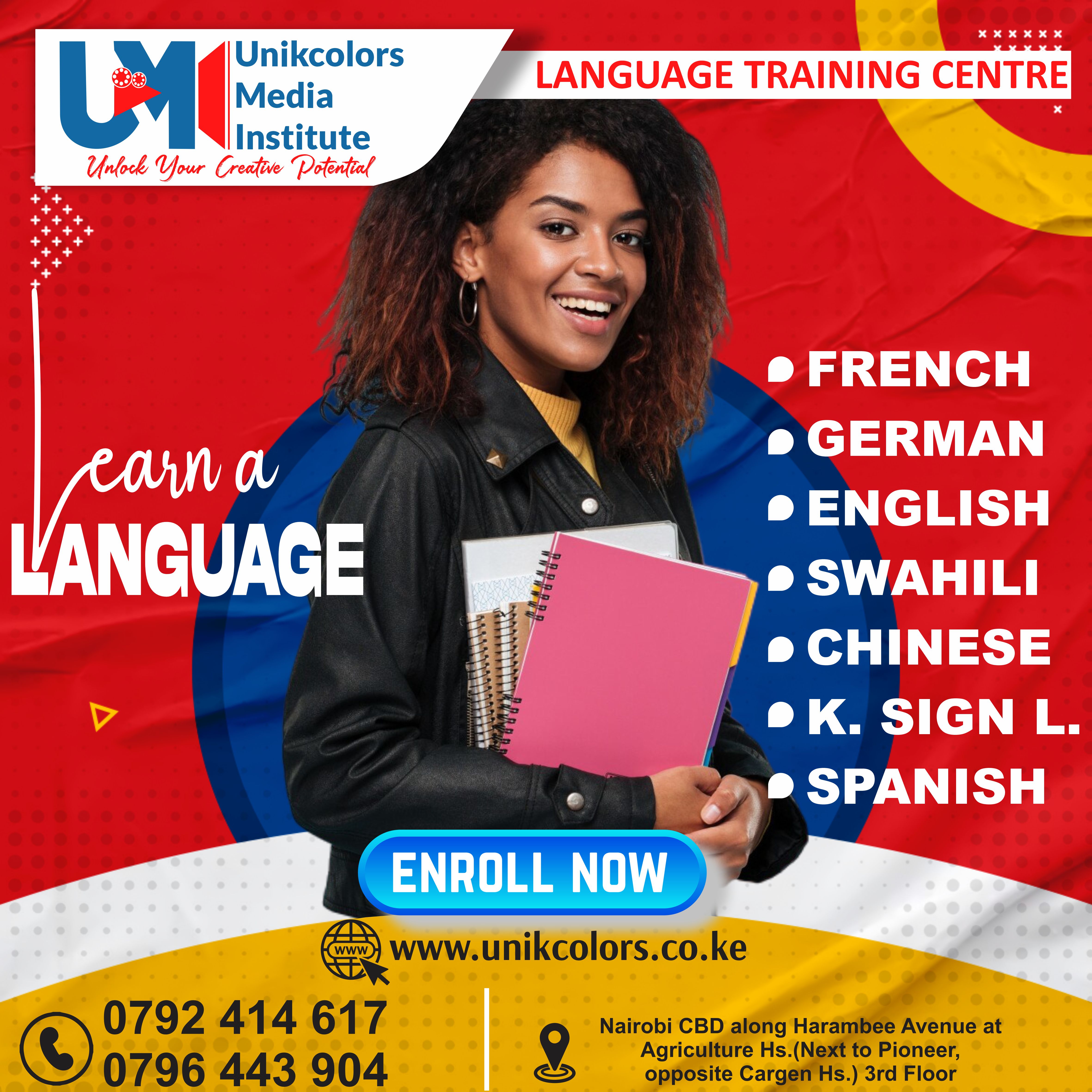 LANGUAGE TRAINING CENTRE - GERMAN | ENGLISH | FRENCH | CHINESE | SPANISH | SWAHILI | KENYA SIGN LANG